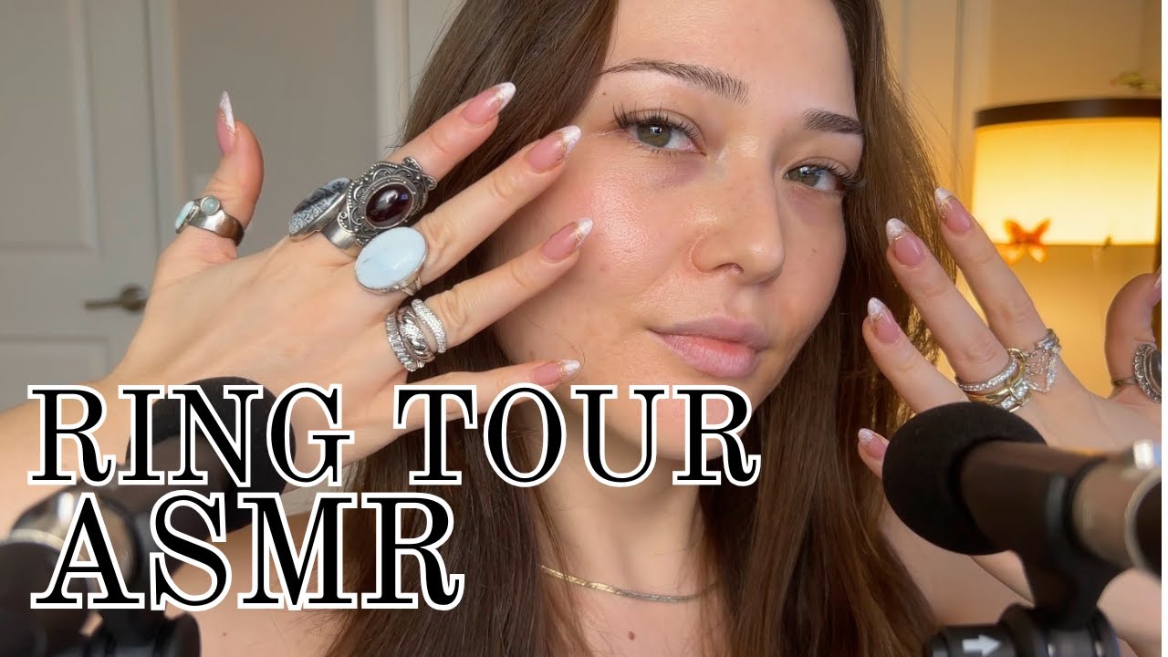 Clicky clacky ring tour | ASMR | New mic!