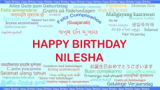 Nilesha   Languages Idiomas - Happy Birthday