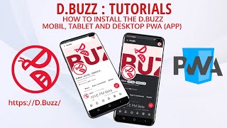 How to Install the D.Buzz Mobile, Tablet and Desktop PWA (App) screenshot 2