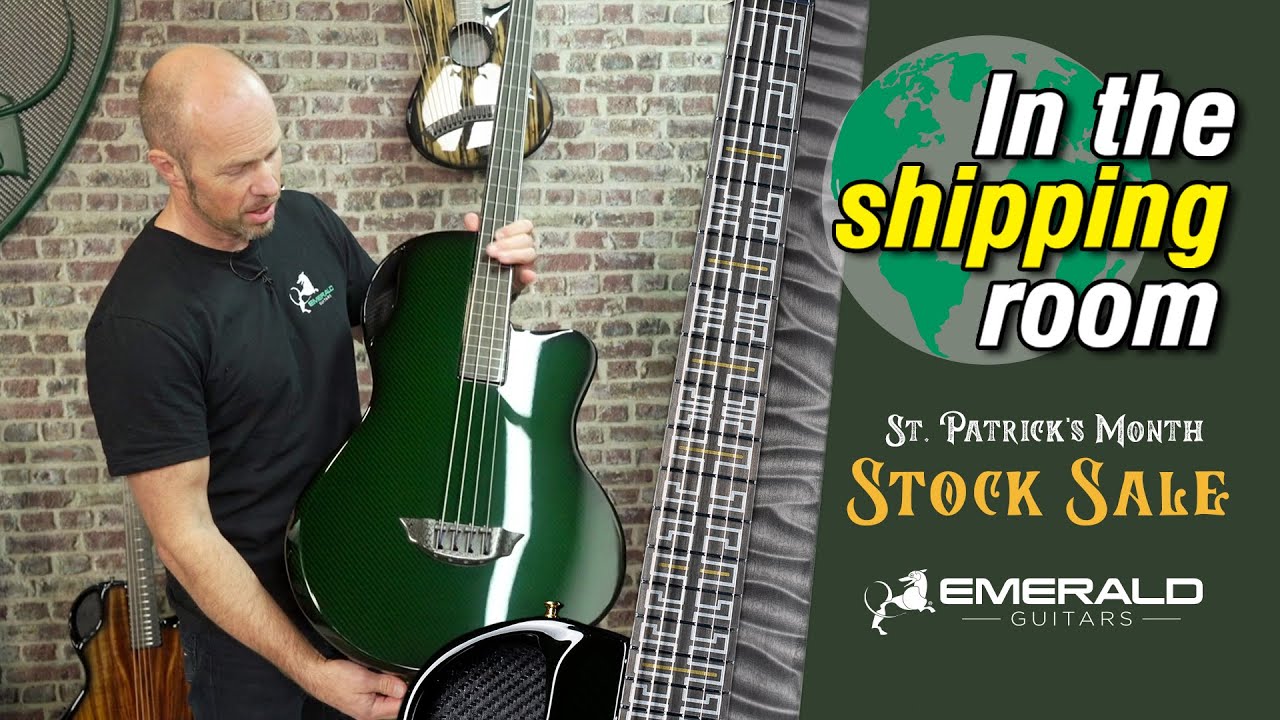 Emerald Guitars Shipping Video 21st March 2025 - March sale now on!