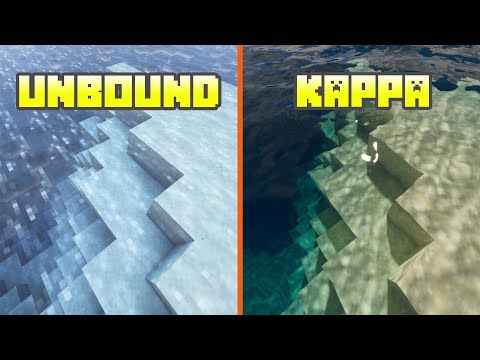 Complementary Unbound vs Kappa Shaders | Shader Comparison