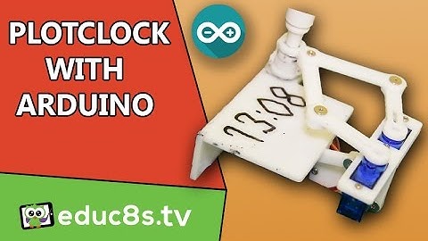 Arduino Project: Plotclock with a DS3231 Real Time Clock and an Arduino UNO.