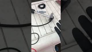 Boat fuel sending unit not working correctly. Potential quick and easy fix.