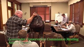 Leominster Conservation Commission 8-13-19 Leominster Conservation Commission 8-13-19