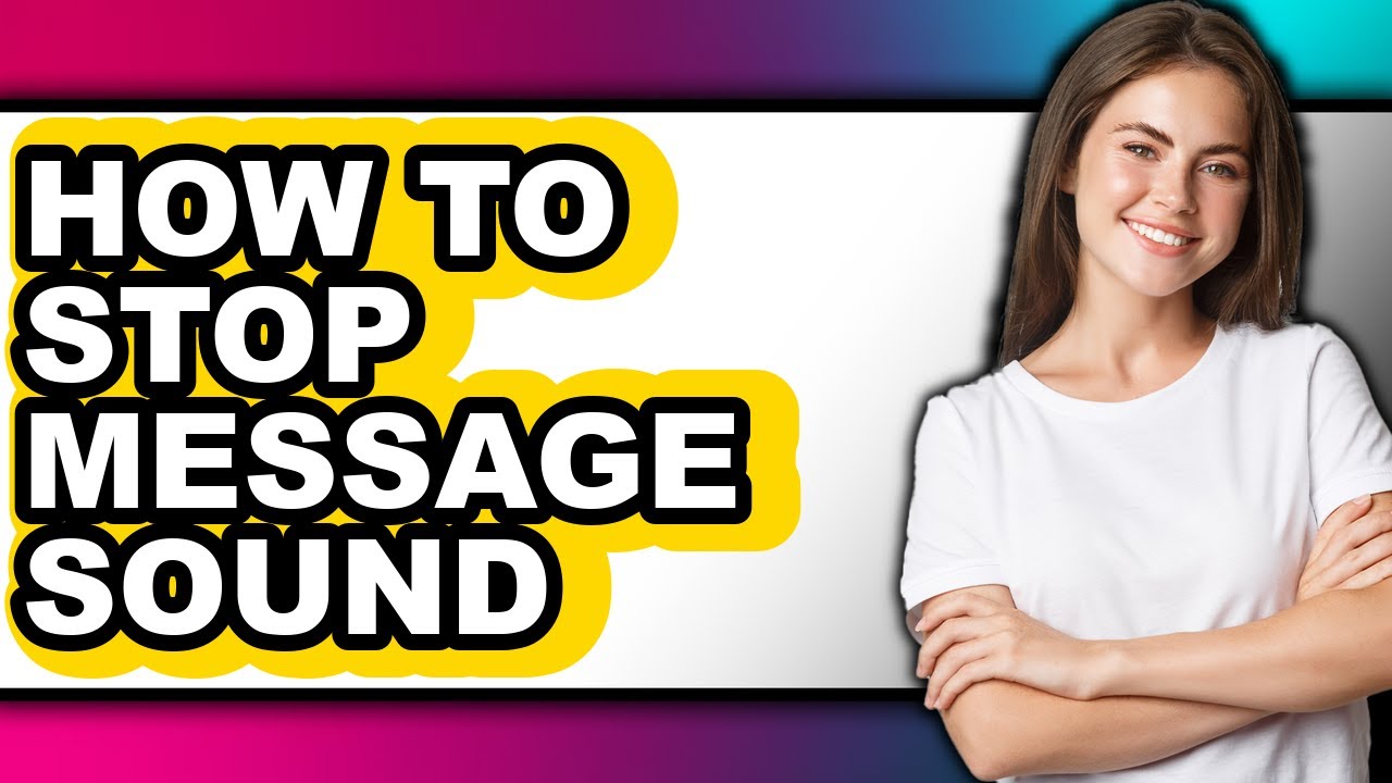 How to Stop Message Sound (only Way)