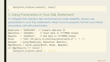 How to Execute a Stored Procedure in PHP Laravel