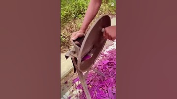 Ide Cerdas Sederhana Teknik Memotong Ketela Ubi Dengan Cepat Menggunakan Mesin super Tajam #shorts