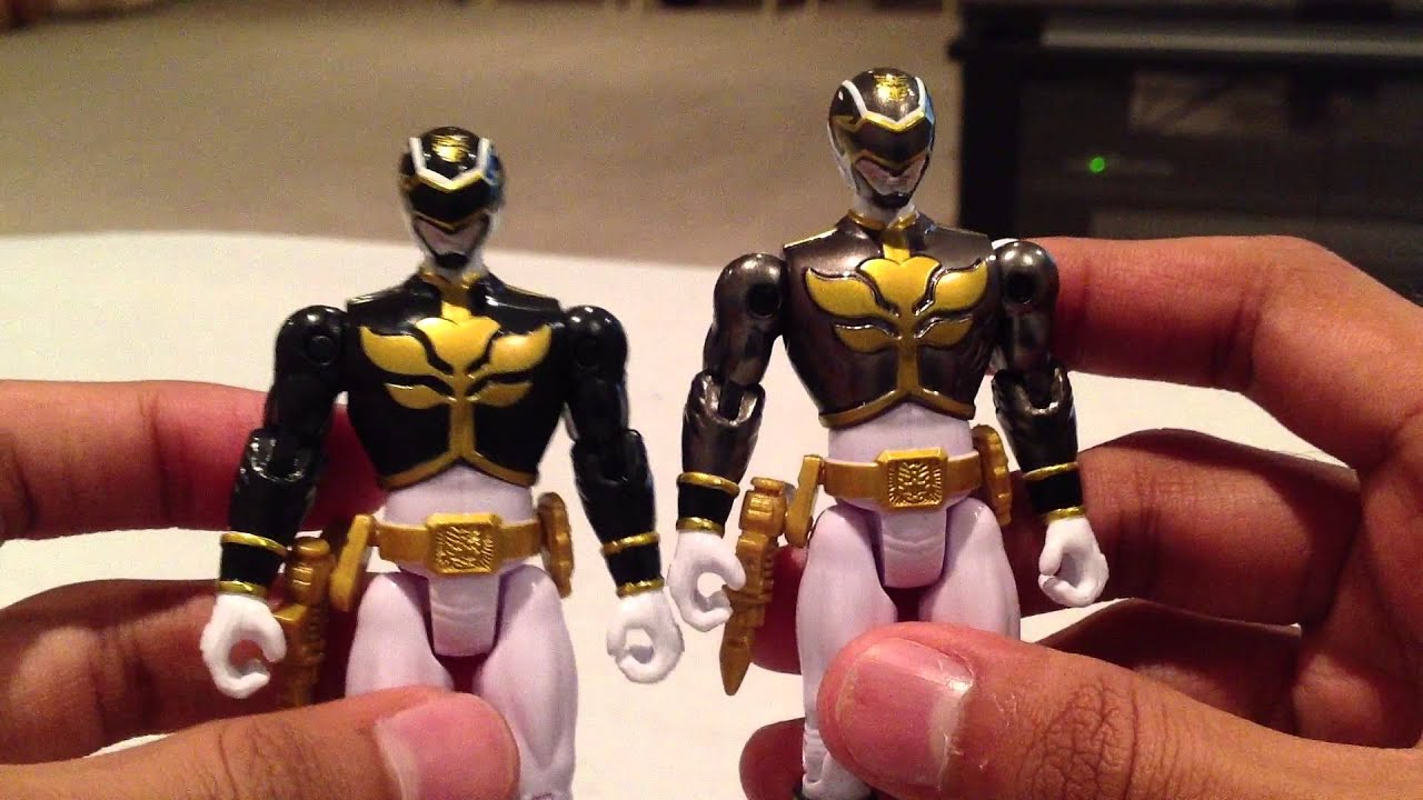 Metallic 4 Inch Megaforce Rangers Review [Power Rangers Megaforce]