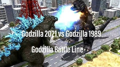 Godzilla 2021 vs Godzilla 1989 (Godzilla Battle Line)