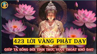 423 Lời Vàng Phật Dạy Giúp Sống Đời Tỉnh Thức Vượt Thoát Khổ Đau