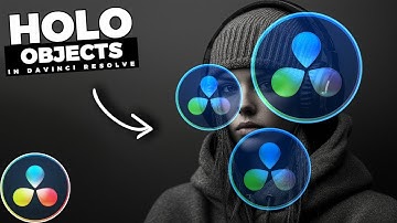 How To Add HOLOGRAPHIC OBJECTS In Davinci Resolve