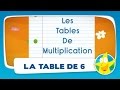 Comptines pour enfants  la table de 6 apprendre les tables de multiplication