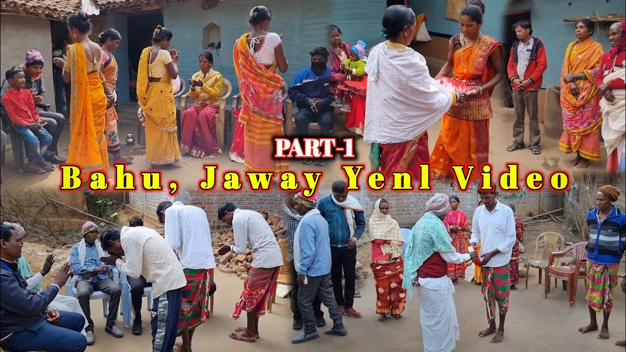 PART-1/BAHU & JAWAY YENL// jharkhand adivasi wedding // santali marriage video 2024 #santali #vlog