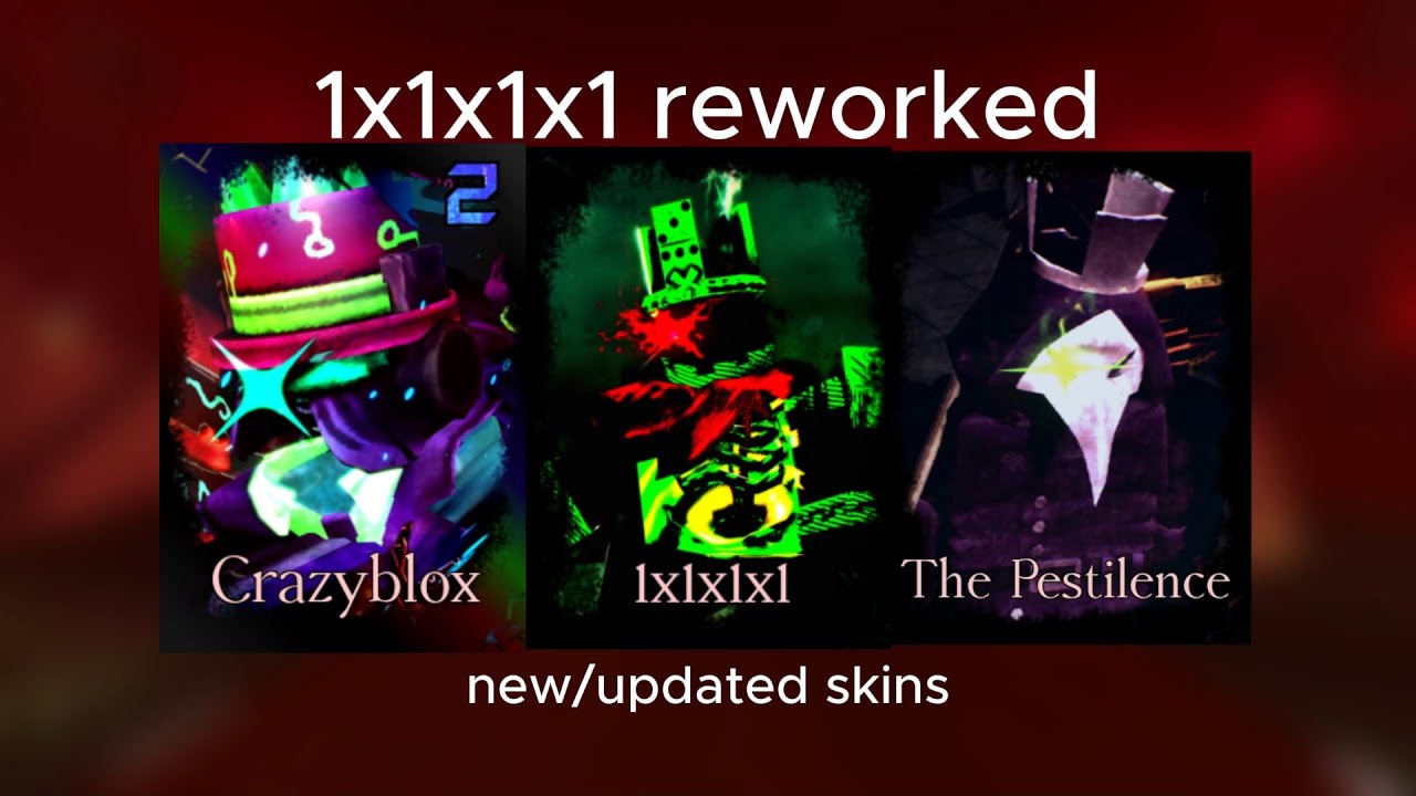 PLAYING WITH ALL NEW/UPDATED 1X1 SKINS | Forsaken 1x1x1x1 rework - YouTube