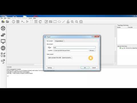 Installation de GNS3 et ajout d'un routeur تنصيب و اضافة راوتر في