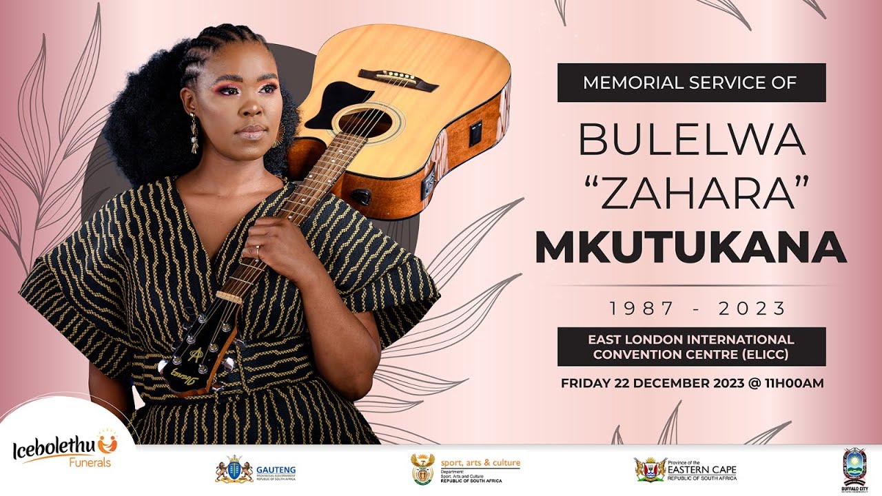 Memorial Service Of BULELWA ZAHARA MKUTUKANA - YouTube