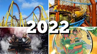 NEW RIDES At UK Theme Parks In 2022