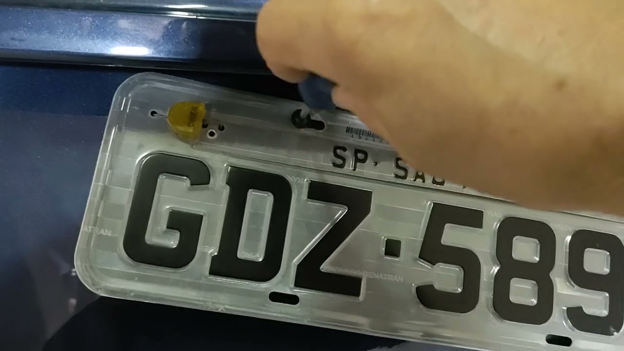 Como fazer a substituição da placa cinza para nova Mercosul