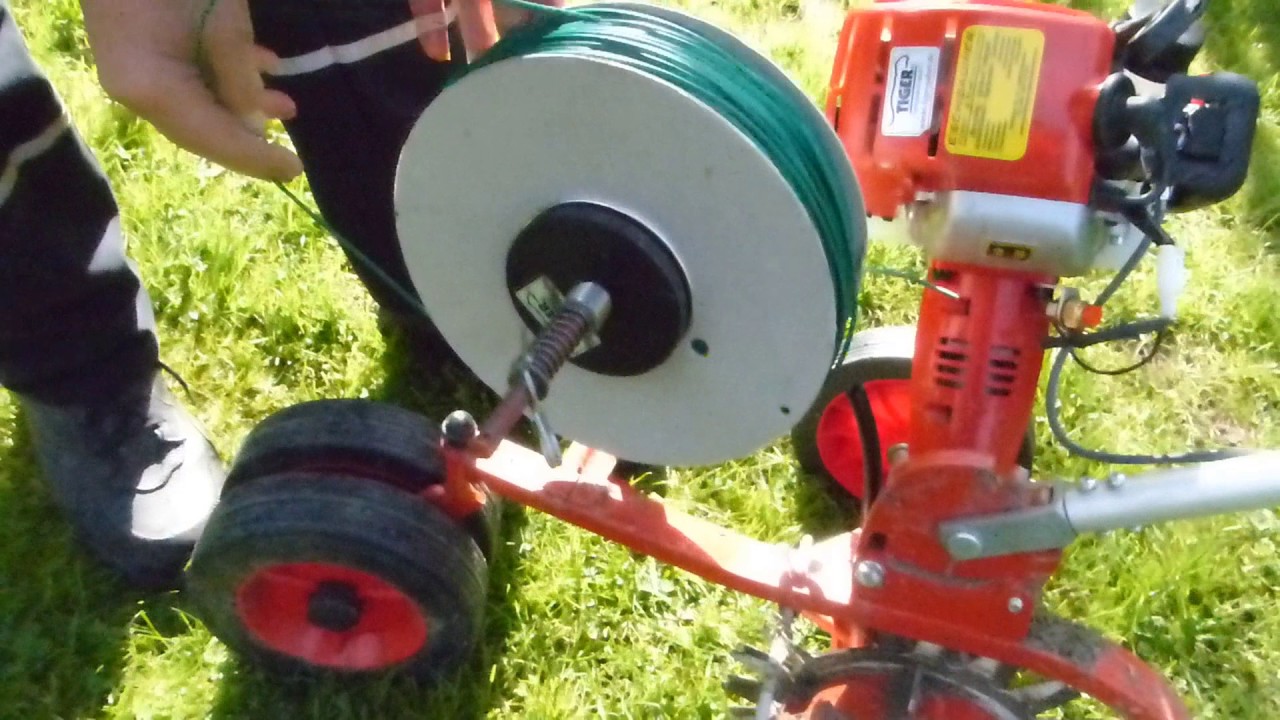 Die Tiger Kabelmaschine ist für alle Mähroboter zur Kabelverlegung sehr geeignet