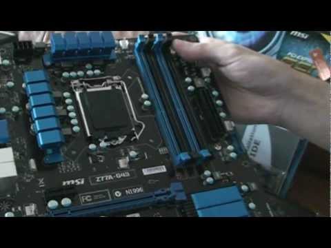 MSI Z77A-G43 Unboxing