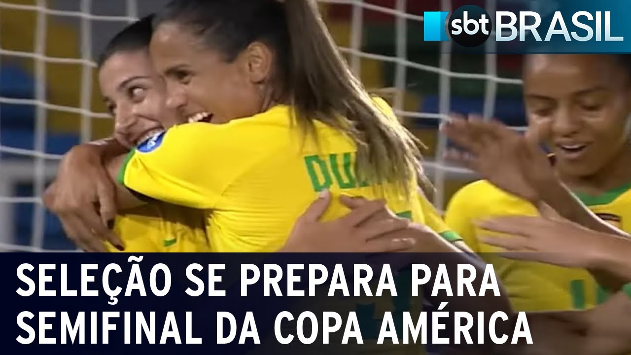 Brasil tem melhor campanha da Copa América Feminina | SBT Brasil (22/07/22)