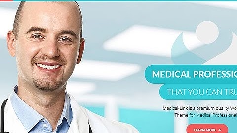 Medical-Link WordPress Theme Setup
