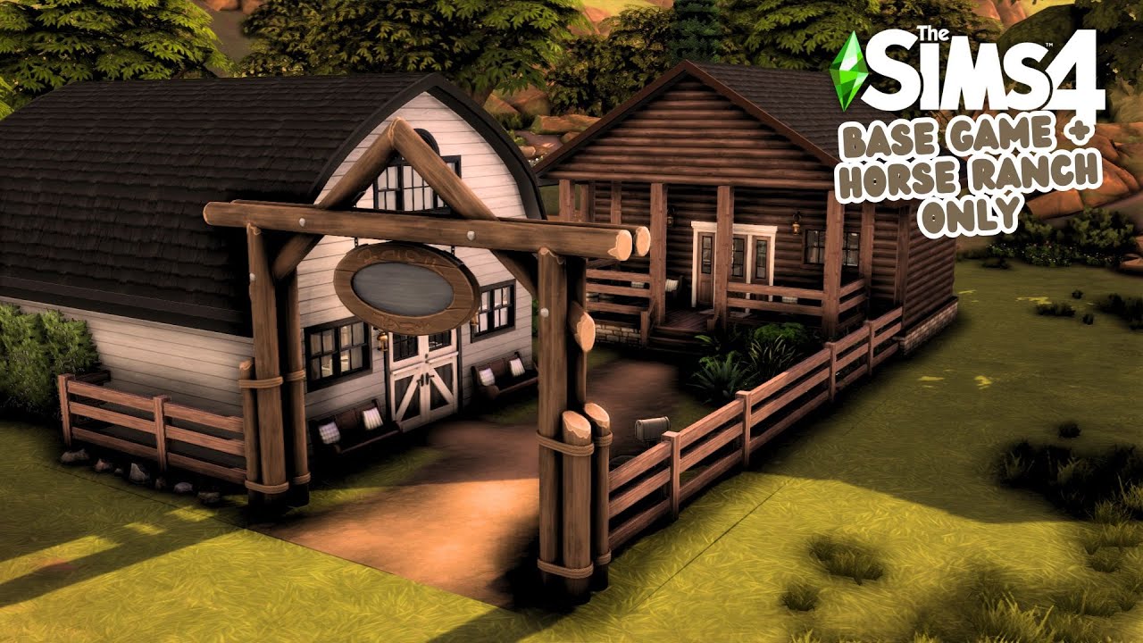 🤠Yellowstone Inspired Cowboys Bunkhouse: A Unique Build in Sims 4 - YouTube