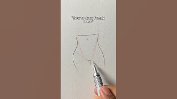 How to draw female torso