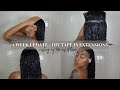 HOW TO: Wash Your OWN Tape In Extensions AT HOME | ALEXIS JONES