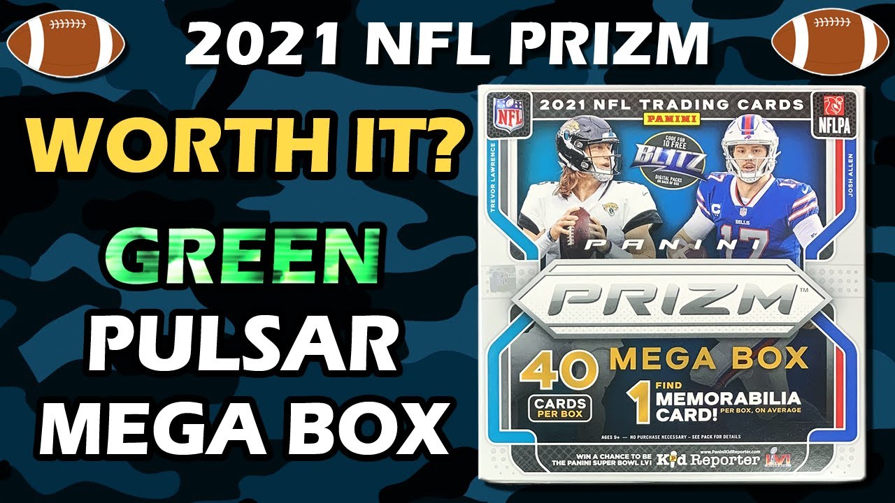 Worth it? 2021 Panini Prizm Football Green Pulsar Mega Box Retail