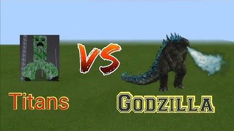 GODZILLA VS TITANS | Mob Battle | MCPE/MCBE