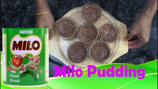 How to make Milo Pudding | මයිලෝ පුඩිං හදන හැටි