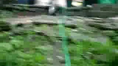 Mark McBee falls off bike