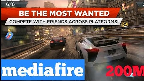 Need for speed most wanted 2022:offline for android/ios (200mb)link