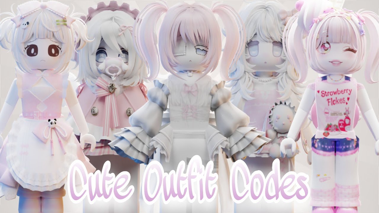 ⋆·˚ ༘ * Roblox Berry Soft Girl Outfit Codes ┊🤍☁️🦢 - Make