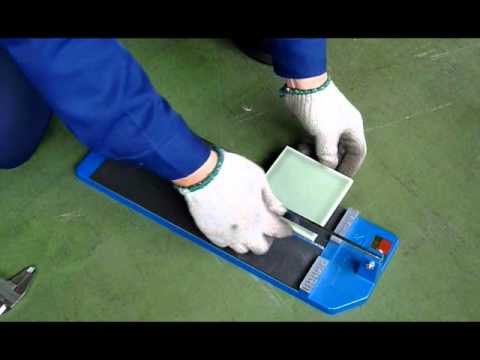 手動タイル切断機 IHC-300 - YouTube