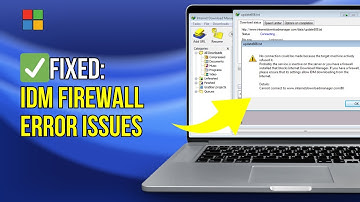 FIX: Internet Download blocked by Firewall | IDM firewall Error Problem  | IDM: Cannot Find Server