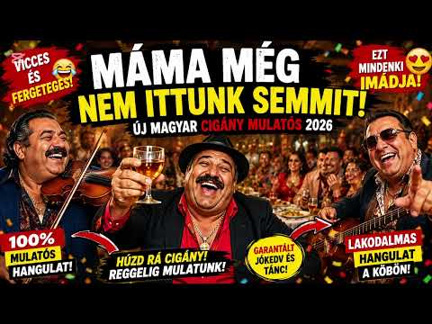 MÁMA MÉG NEM ITTUNK SEMMIT ???????? | ÚJ MAGYAR CIGÁNY MULATÓS 2026 | Vicces Lakodalmas Nóta