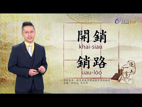 2021.4.15.台視台語新聞逐工一字「銷」（siau）