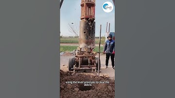The process of well digging-good machines and tools can improve work efficiency