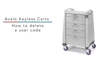 Avalo Keyless with Manual Relock: Delete a user code