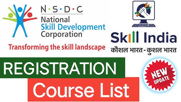 Skill India Registration Online 2025।skill india courses list 2025। skill india digital registration