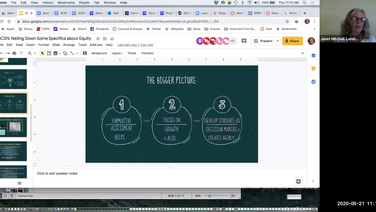 Equity in Action: Praxis Sessions "Nailing Down Some Specifics about Equity in Assessment"