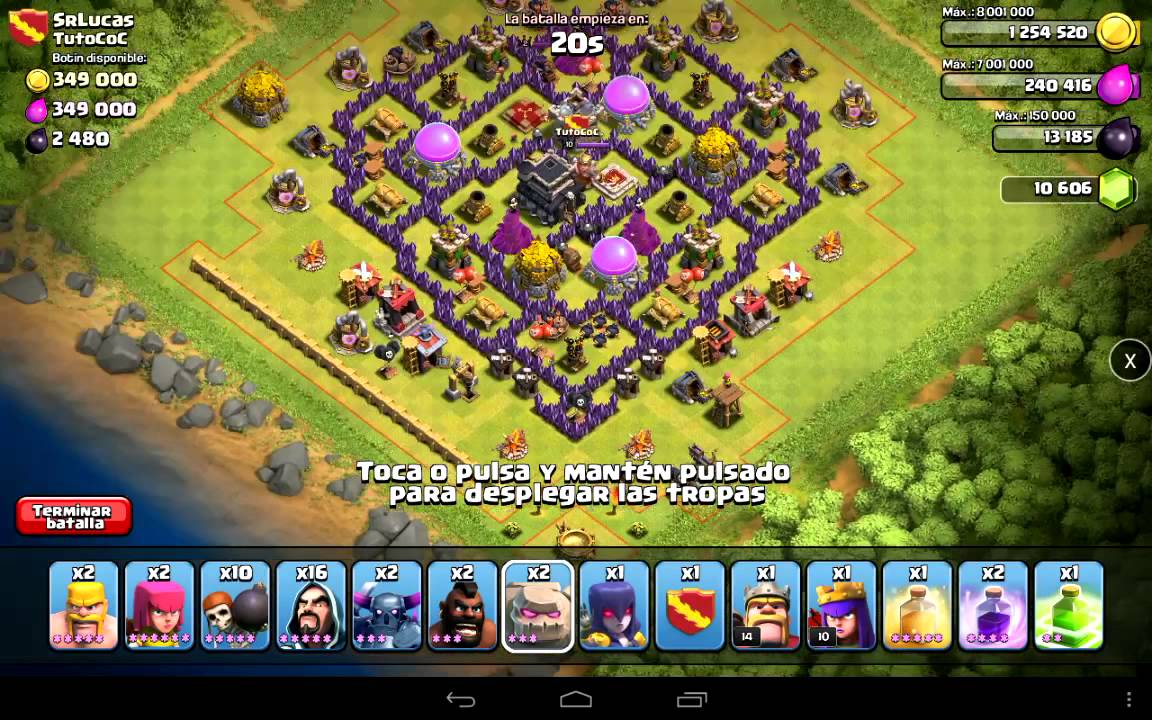 Coc #4-Atacando a subs #1 - YouTube