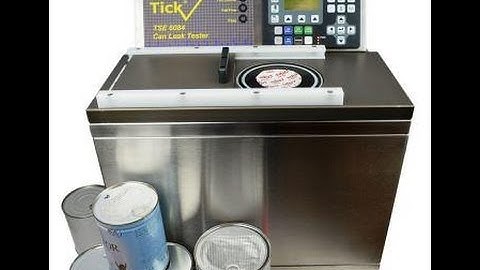 TSE6084 Can Integrity Tester Overview