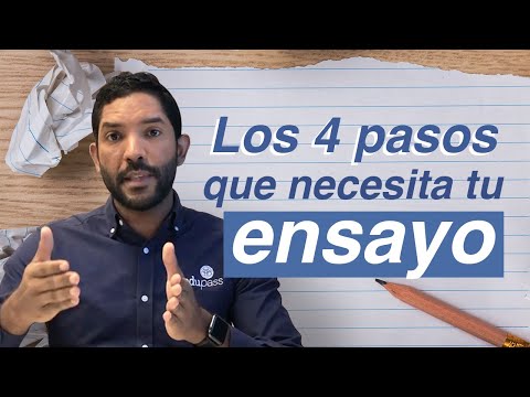 Los 4 pasos que necesita tu ensayo