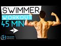 45 Minute Dryland Workout For Swimmers | No Equipment