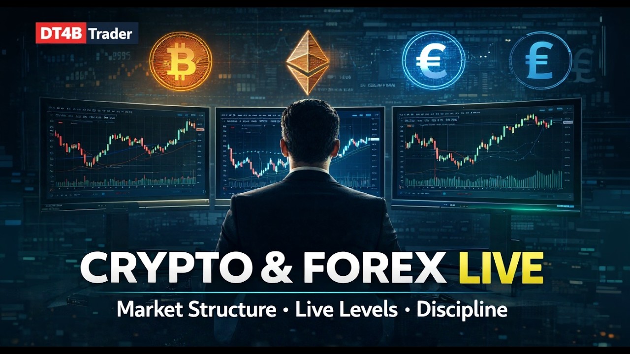 04 Mar | NY Session | Forex and Crypto Live Market Analysis | #ForexLive #Dt4btrader #elliottwave