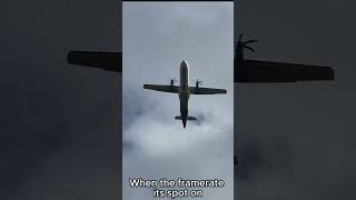 Aer Lingus ATR-72s' Propellers matches the frame rate!