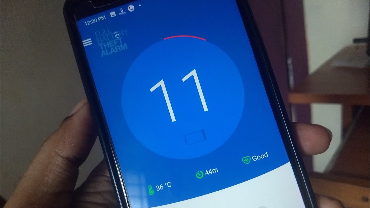 Full battery & Theft Alarm App